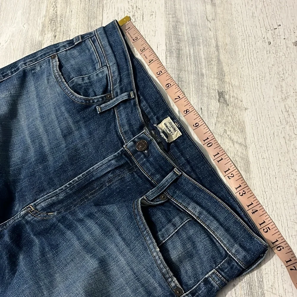 Citizens of Humanity Fleetwood Petite High Rise Flare Jeans Size 32 - Picture 10 of 13